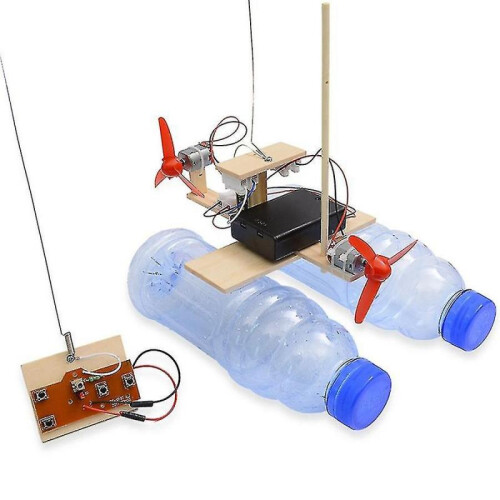 Assembled Boat Remote Boat Diy Educational Toys Mode
