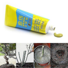 100g Tree Cut Paste Smear Agent Pruning Sealer with Brush Gardener Use Grafting_d266