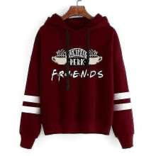 (L) Womens Tv Hooded Sweatshirt Casual Pullover