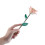 Long Stem Dipped 24k Gold Rose in Gift Box with 10