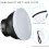 4 Pieces Diffuser Lamp Sock Soft Cover 7 Inches/ 18 cm Standard Cloth Diffuser Light Sock Lampshade Reflector Lamp for Strobe Flash Light Speedlite 3