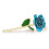 Long Stem Dipped 24k Gold Rose in Gift Box with 4