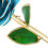 Long Stem Dipped 24k Gold Rose in Gift Box with 14