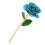 Long Stem Dipped 24k Gold Rose in Gift Box with 3