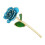 Long Stem Dipped 24k Gold Rose in Gift Box with 9