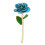 Long Stem Dipped 24k Gold Rose in Gift Box with 5