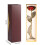 Long Stem Dipped 24k Gold Rose in Gift Box with 5