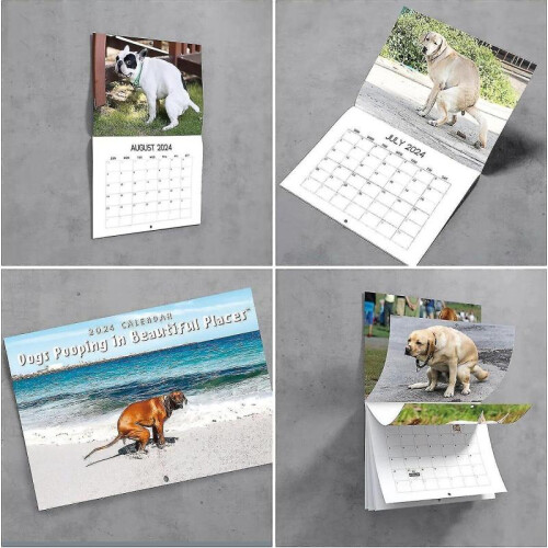 2024 Dog Pooping Hangable for Home Hostel Hotel Bedroom 2