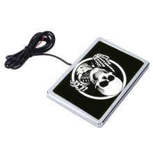DC12V 4x6in Skeleton Pattern LED Flag Light for Motorcycles & UTVs
