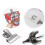 1.5'' 10pcs Less Steel Bag Clips, Tight Grip 6