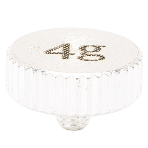 Contrapeso de aluminio bañado en oro +4 g para vinilo 1
