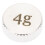 Contrapeso de aluminio bañado en oro +4 g para vinilo 14