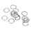 Kit di rondelle a onda A2-70 M8 da 100 pezzi - Argento 6