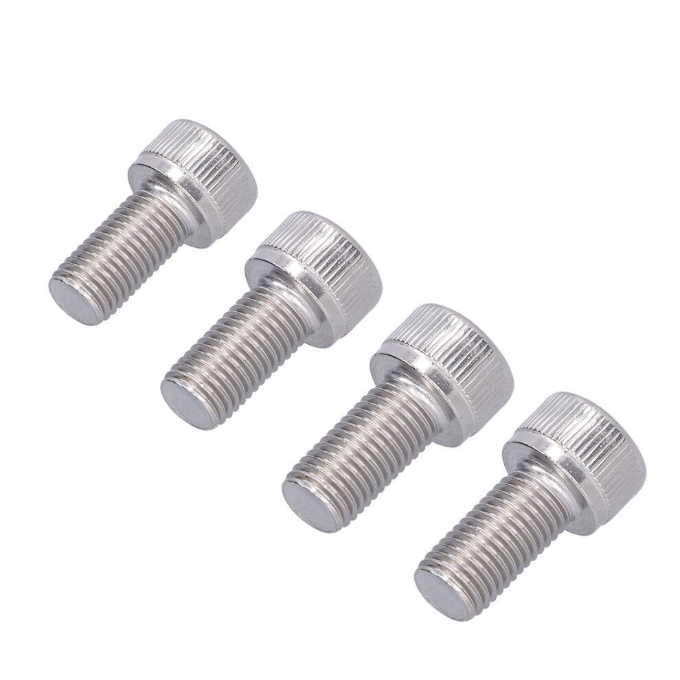 A2 Stainless Steel 4Pcs M10x20 Hex Bolt Socket Cap Screws Fine Pitch Fasteners 4361333112904