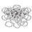 Kit di rondelle a onda A2-70 M8 da 100 pezzi - Argento 2