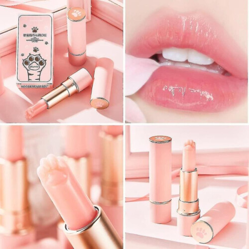 Cat's Lip Balm Temperature Change Vitality Lip Base Anti-cracking Lip Care_d710 1