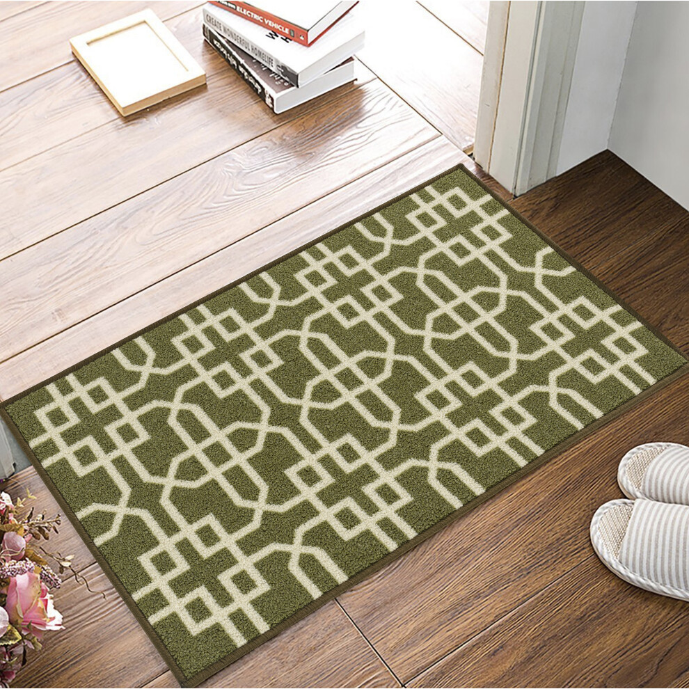(67x120) Siam Non Slip Door Gel Mat - Green Cream-image-OPC-PJBQKHT-NEW