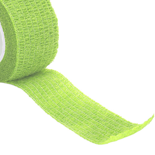10 pièces de ruban grip pour tatouage vert, 2,5 cm x 2 m 2