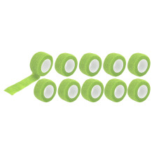 10 pièces de ruban grip pour tatouage vert, 2,5 cm x 2 m
