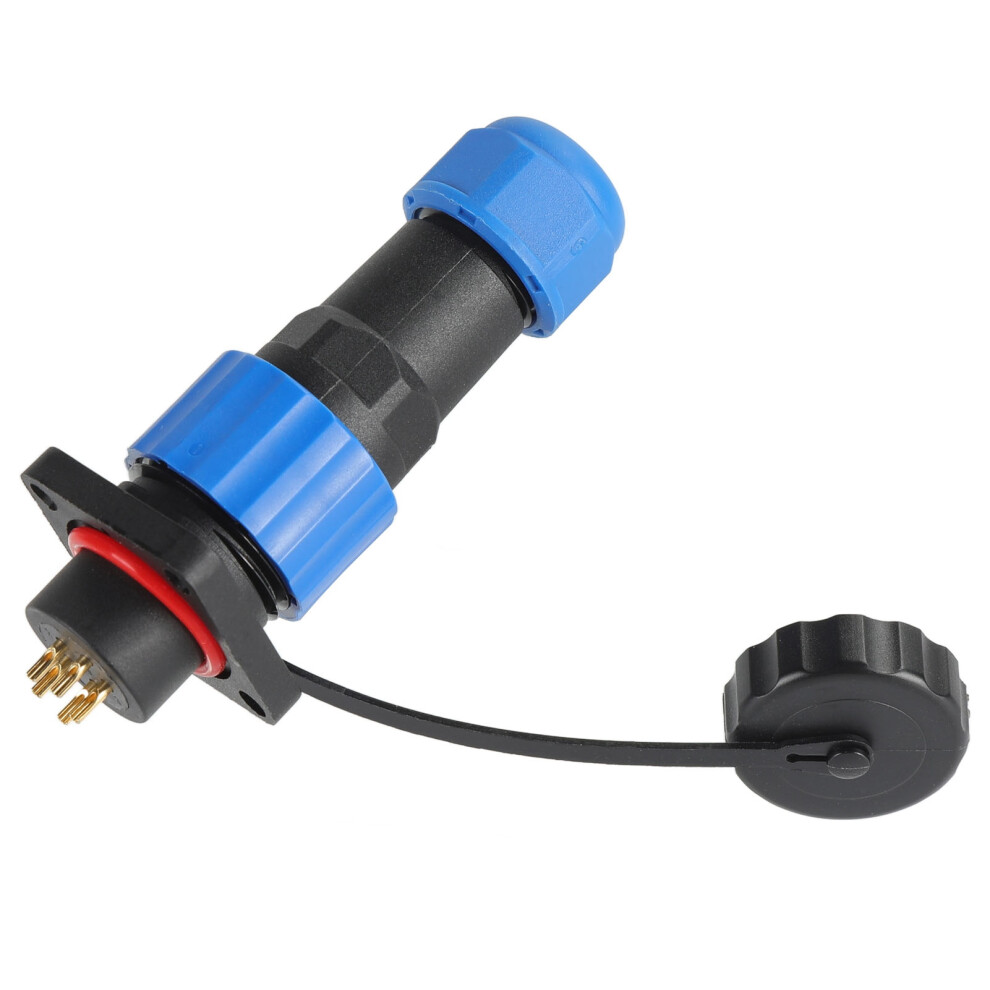 Ip68 Waterproof Square Aviation Power Connector 3Pin, 250V 5A 4631333119136