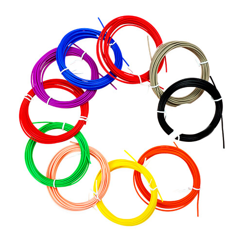 Ricariche di filamento PCL da 1,75 mm, 10 pezzi, colori assortiti 2
