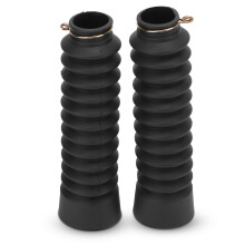 Pair Motorcycle Front Fork Boots Gaiters Shock
