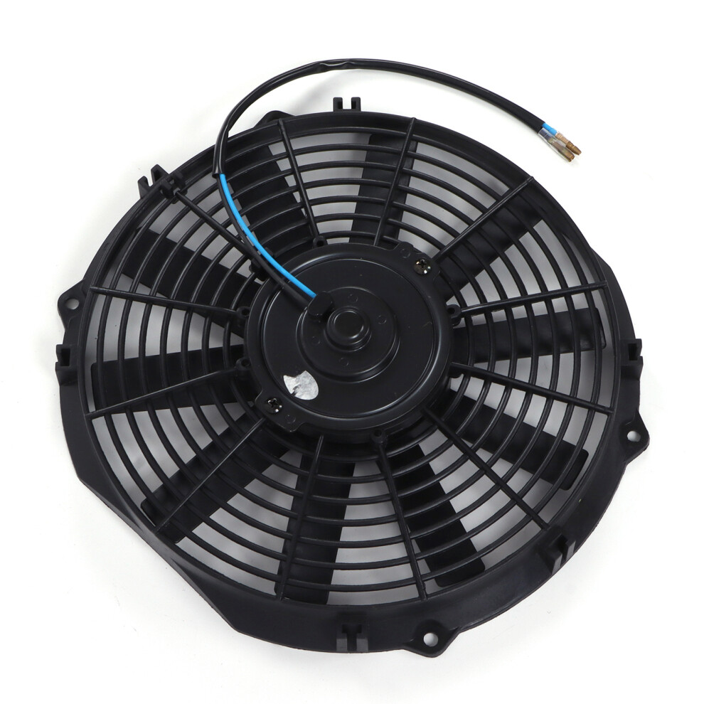 Universal 12In Electric Car Radiator Fan 2100Rpm 10 Blades 80W 12V 8771333123033