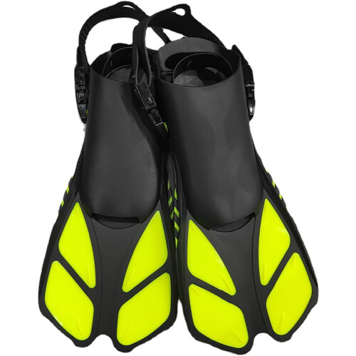 Swimming Fin Open Heel Adjustable Diving Travel Size Ref 8773 2