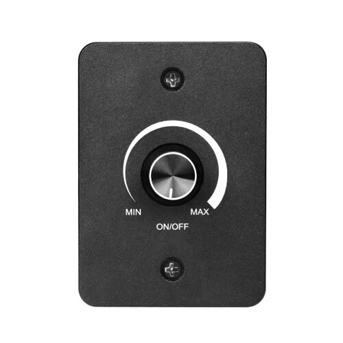 12V 5A Dimmer-Schalter schwarz 70x50mm Drehknopf 2