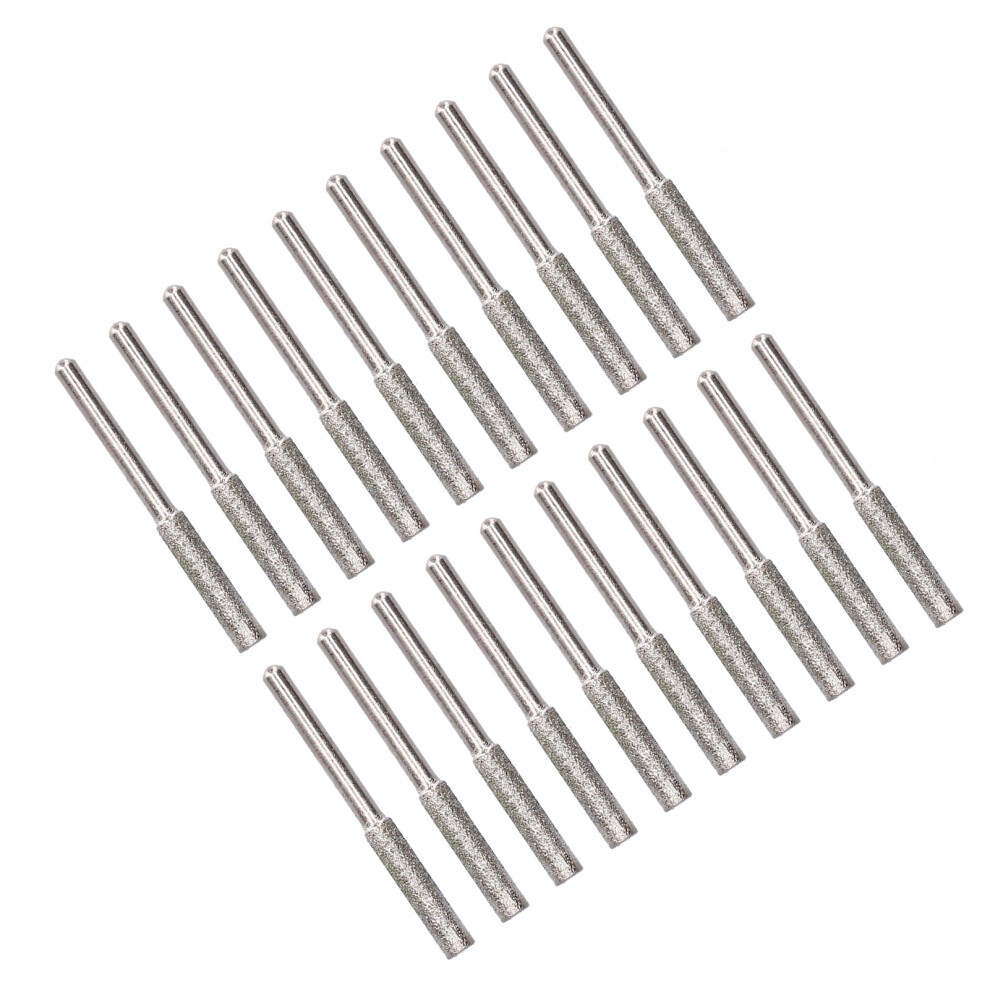 Durable 20Pcs 4.8Mm Chainsaw Burrs For Precise And Easy Sharpening 7901333127569