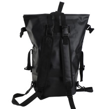 Water Resistant Sports Backpack 25L PVC Black 28x14x60cm