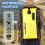 Heavy Duty Waterproof Roll-Top Backpack 25L black/blue/yellow 4
