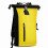 Heavy Duty Waterproof Roll-Top Backpack 25L black/blue/yellow 3