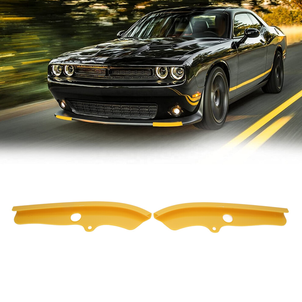 Front Bumper Lip Protector Abs For Dodge Challenger Srt 2015Â2018 8791333130954