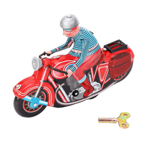 Motocicletta giocattolo a molla in ferro 1