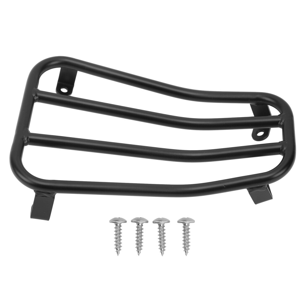 Motorcycle Scooter Footrest Luggage Rack Carrier Black 9121376217128