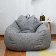 (100 * 120cm, Gray) New Extra Large Bean Bag Chairs Couch Sofa Cover Indoor Lazy Lounger For Adults Kids Hotsale!