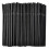 (100 sticks) 500/200/100pcs Flexible Bendy Black Drinking Straws Plastic Disposable Straws 1