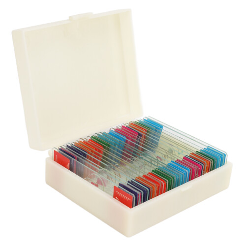 Explore Biology: 25Pcs Glass Slides with Tissue Specimens for All Ages 1