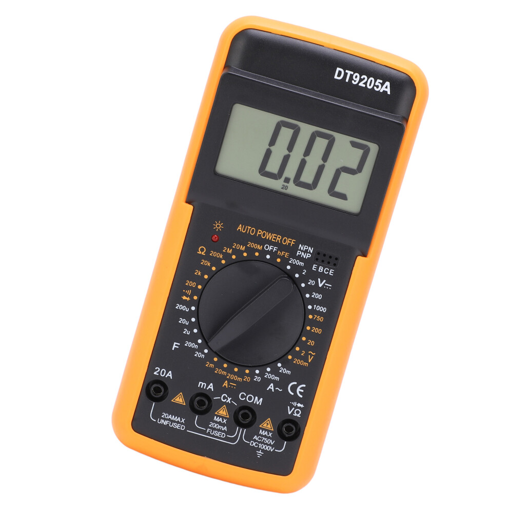 Dt9205a Digital Multimeter, High Accuracy, Versatile Electrical Tester 4681333136046