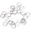 100 Pcs Brass Cloth DIY Tool Knitting Accessory 7