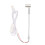 Foco de gabinete 77 g USB aluminio 20 cm blanco 3