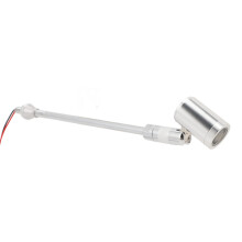 Foco de gabinete 77 g USB aluminio 20 cm blanco