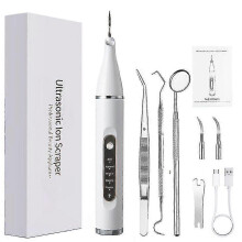 (white) 5-gear Ultrasonic Dental Cleaner Electric Dental Cleaner