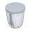 Portable Leakproof Fruit Draining Cup with Fork, White, 10.5x10.5x12.5cm 13