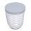 Portable Leakproof Fruit Draining Cup with Fork, White, 10.5x10.5x12.5cm 11