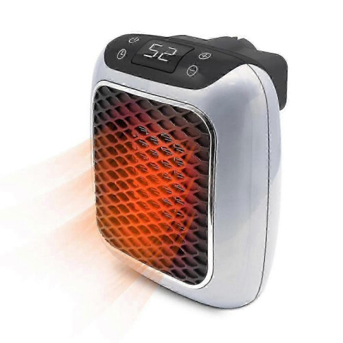 Mini Fan Heater, Fan Heater Socket, Socket Heater, Fan Heater, 800 Watt,remote Control Eu Plug