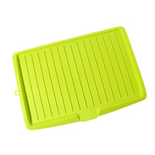 Pannello asciugapiatti in plastica verde rettangolare 350 g