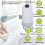 K3S Réveil lumineux blanc compact Haut-parleur Bluetooth 1500 mAh 4