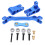 Gruppo sterzo in lega di alluminio per auto RC 1/10 blu 11